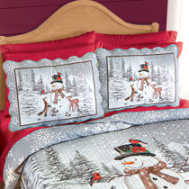 Christmas shop pillow shams